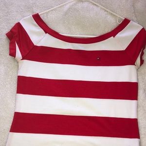 Tommy Hilfiger red and white stripes